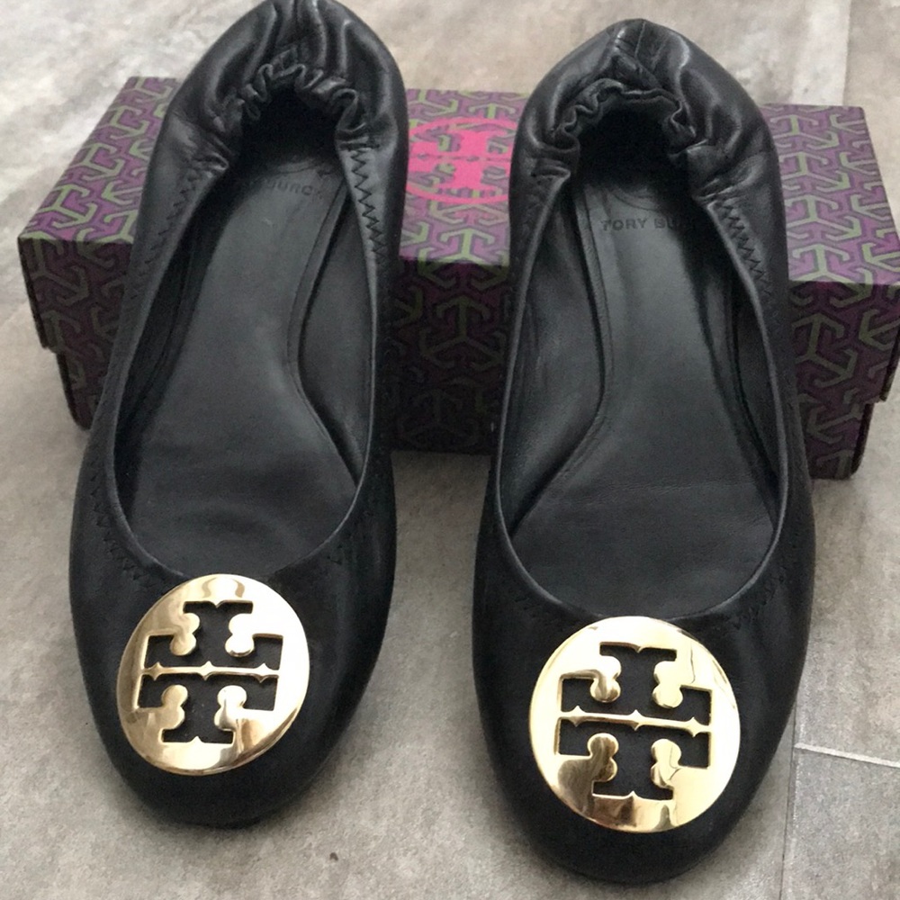 Tory Burch black ballet flats size 6.5